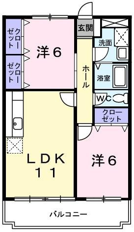 コーポ大末の間取り