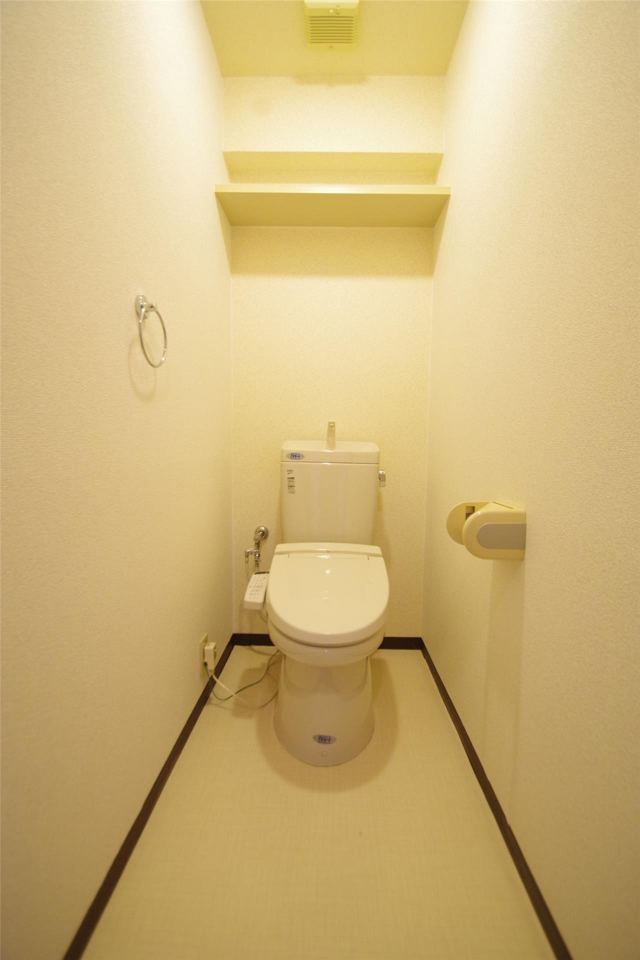 熊本市中央区小沢町の賃貸マンションのトイレ