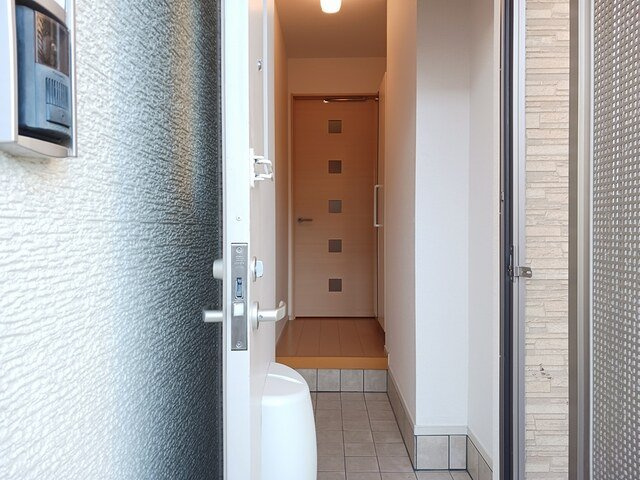 パイシス　Ａの玄関