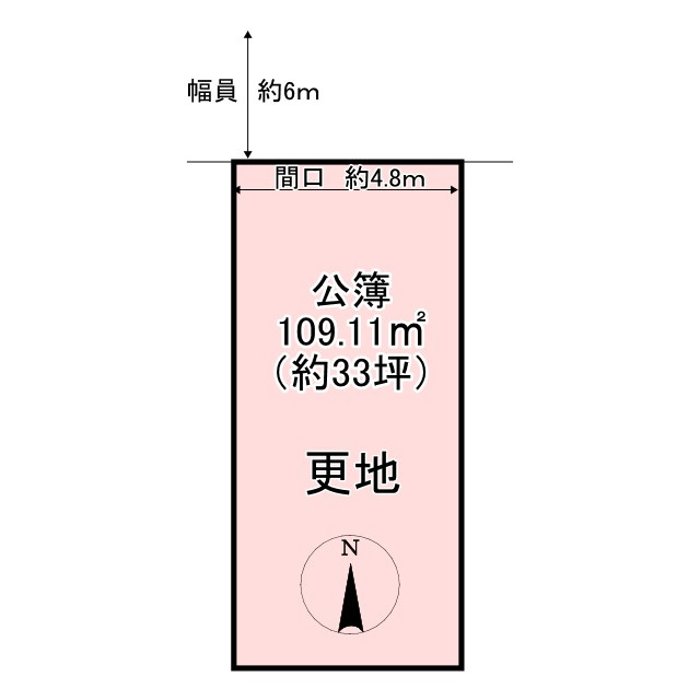 上賀茂薮田町 土地の土地図