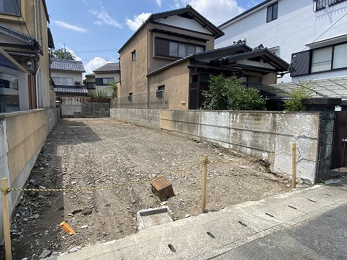 上賀茂薮田町 土地の外観