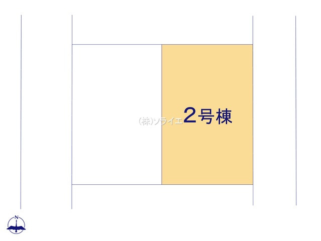 所沢市北秋津第9期全2棟　新築戸建　リーブルガーデンの区画図|2026/7/21撮影