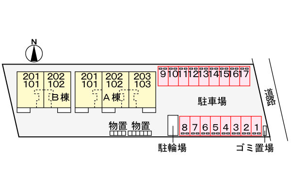 ｉ．ｍｏｄｅ　Ａの区画図