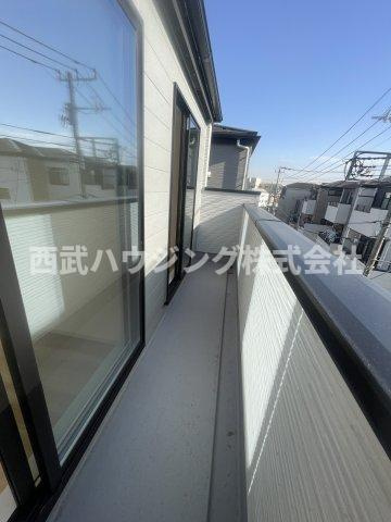 【仲介手数料無料】所沢市南住吉１期全２棟１号棟　所沢市の新築なら西武ハウジングのバルコニー