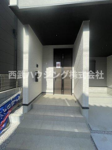【仲介手数料無料】所沢市南住吉１期全２棟１号棟　所沢市の新築なら西武ハウジングの玄関