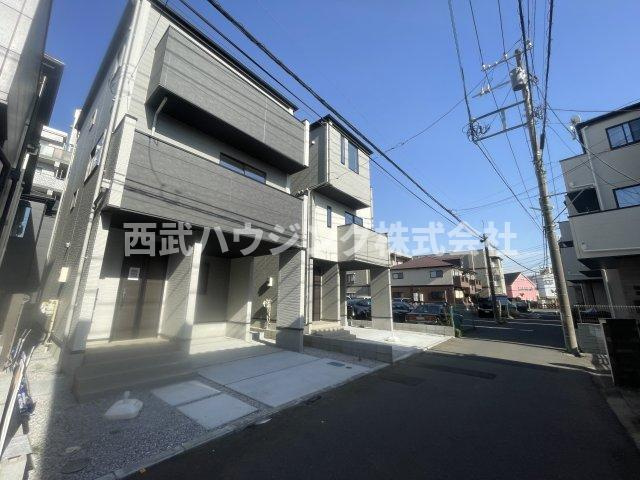 【仲介手数料無料】所沢市南住吉１期全２棟１号棟　所沢市の新築なら西武ハウジングの前面道路含む現地写真