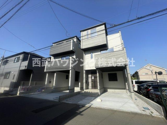【仲介手数料無料】所沢市南住吉１期全２棟１号棟　所沢市の新築なら西武ハウジングの前面道路含む現地写真