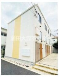 プラチナシティ蒲田の外観|2019年2月築　木造地上2階建て総戸数8戸の人気賃貸アパート　東京都大田区東蒲田2丁目　
京浜急行本線梅屋敷駅最寄り徒歩6分、京急家阿多駅徒歩10分、空港線糀谷駅徒歩14分