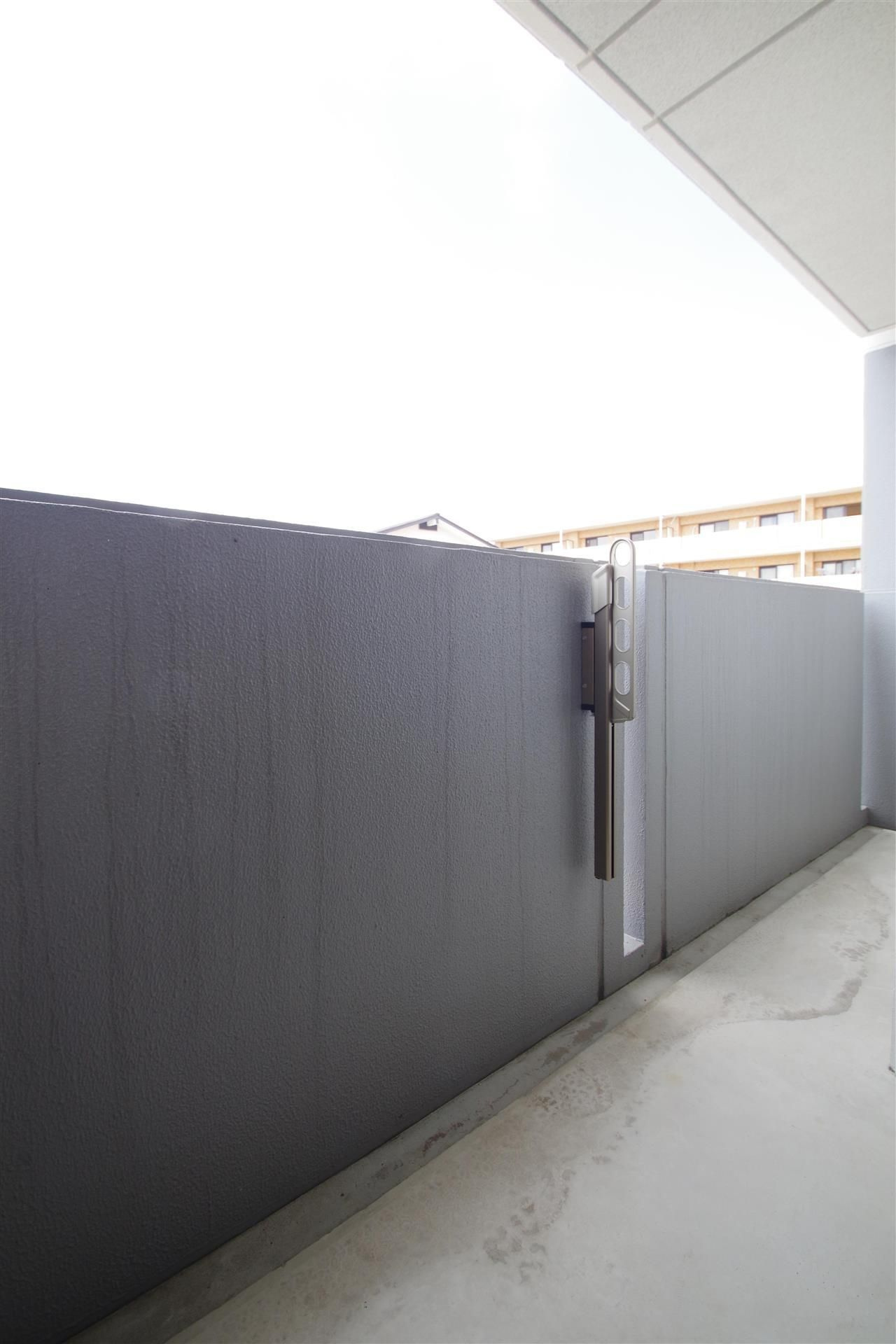 熊本市東区八反田１丁目の賃貸マンションのバルコニー