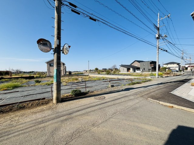 敷地面積91坪　売地　川越市豊田町2丁目の外観|現地（2026年4月）撮影
敷地面積９１坪！建築条件なし売地！全２区画！お好きなハウスメーカーで建築可能です♪