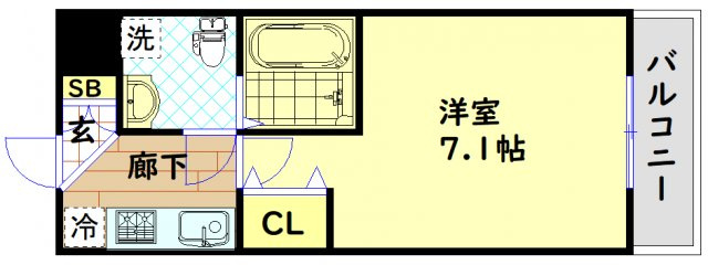 【間取り】 | リヴィアス難波ルーチェ