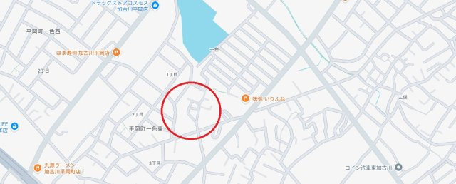 加古川市平岡町一色東　JR「東加古川駅」徒歩19分の地図