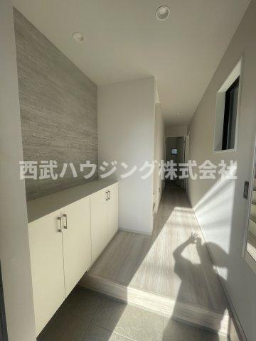【仲介手数料無料】所沢市南住吉１期全２棟２号棟　所沢市の新築なら西武ハウジングの玄関