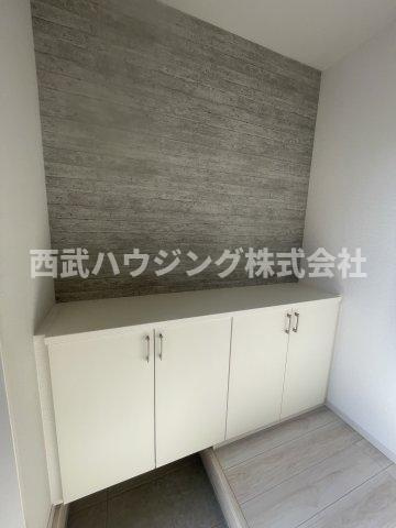 【仲介手数料無料】所沢市南住吉１期全２棟２号棟　所沢市の新築なら西武ハウジングの玄関