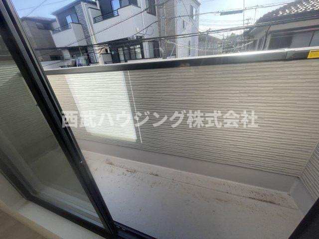 【仲介手数料無料】所沢市南住吉１期全２棟２号棟　所沢市の新築なら西武ハウジングのバルコニー
