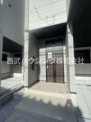 【仲介手数料無料】所沢市南住吉１期全２棟２号棟　所沢市の新築なら西武ハウジングの玄関