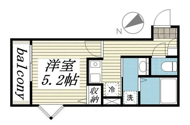 福生市牛浜のアパート