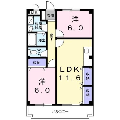 【間取り】 | ハイツナナ