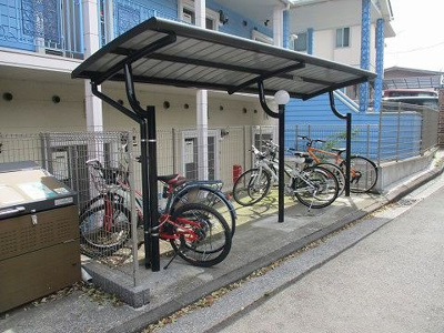 【その他共用部分】 | レオネクストアナスタシア | 駐輪場　原付＆自転車のみ駐輪可能