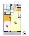 【間取り】 | 使いやすい1LDKの間取りです