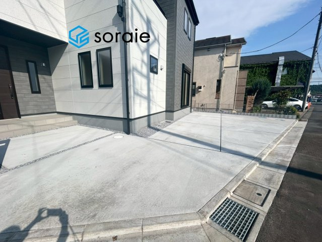 入間市野田第4期全2棟　新築所建　リーブルガーデンの駐車場|令和8年4月27日撮影。