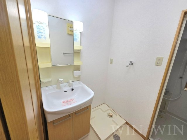 アイパレット岩屋の洗面所