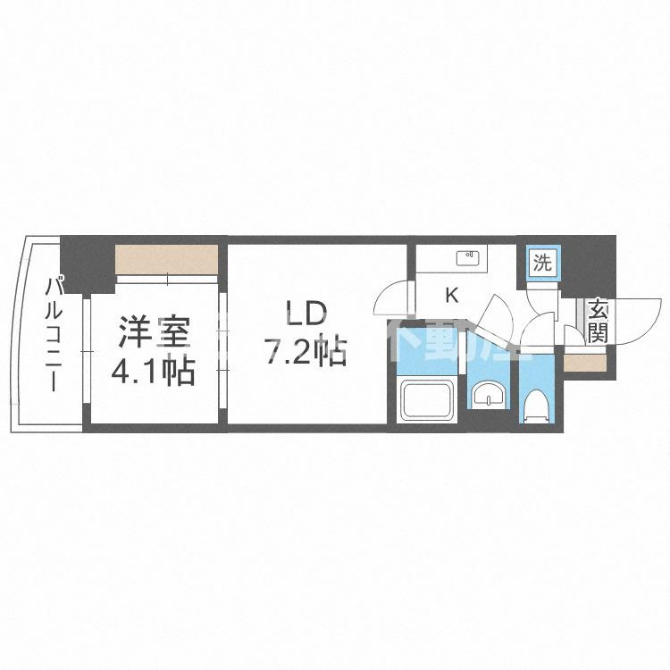 SERENiTE本町エコートの間取り