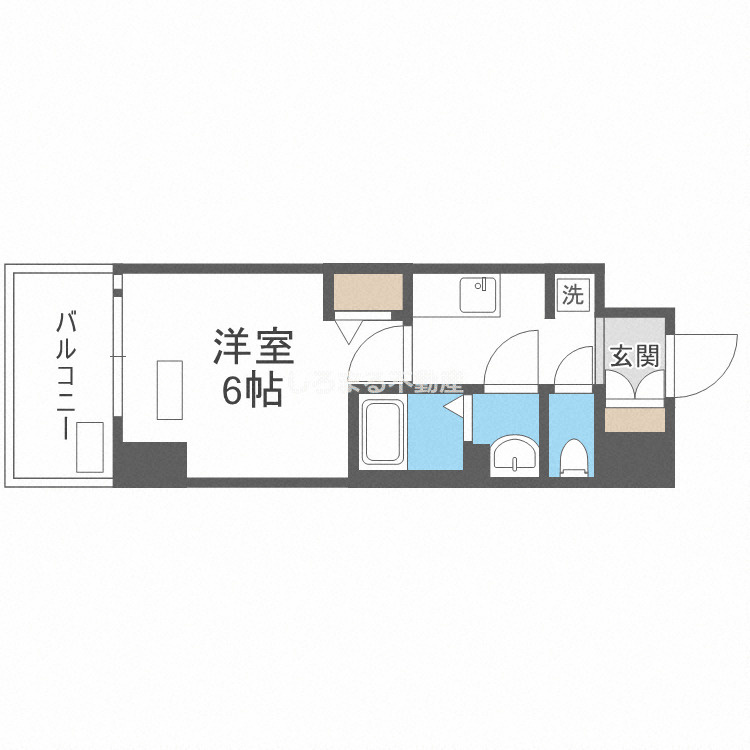 プレサンスOSAKA東中本エシデルの間取り