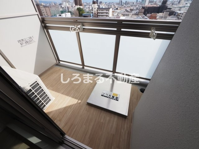 エスリード大阪城EASTのバルコニー