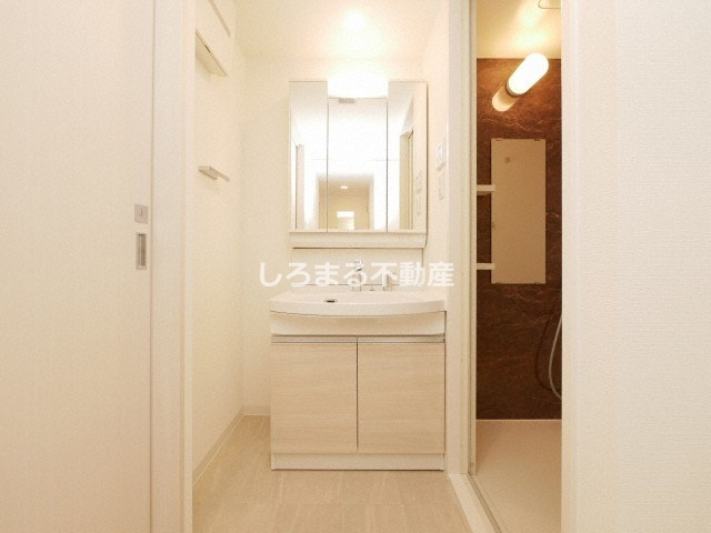 アドバンス上町台シュタットの洗面所