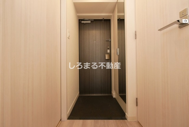 プレサンス難波マジョリティの玄関