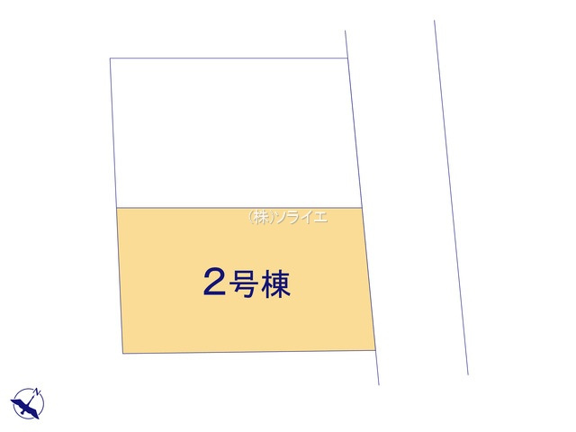 川越市藤間2期　全2棟　新築戸建て　GRACEの区画図