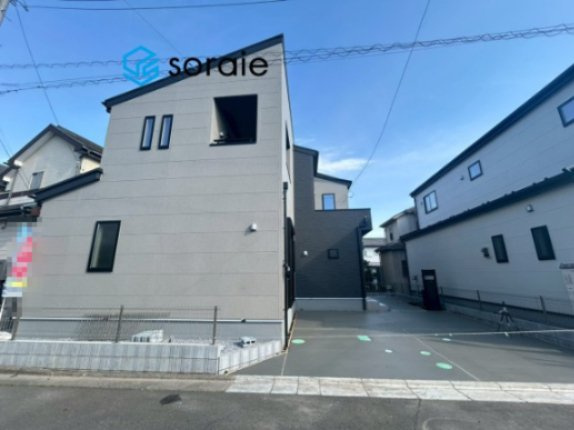 入間市野田第4期全2棟　新築所建　リーブルガーデンの外観|令和8年4月27日撮影。
