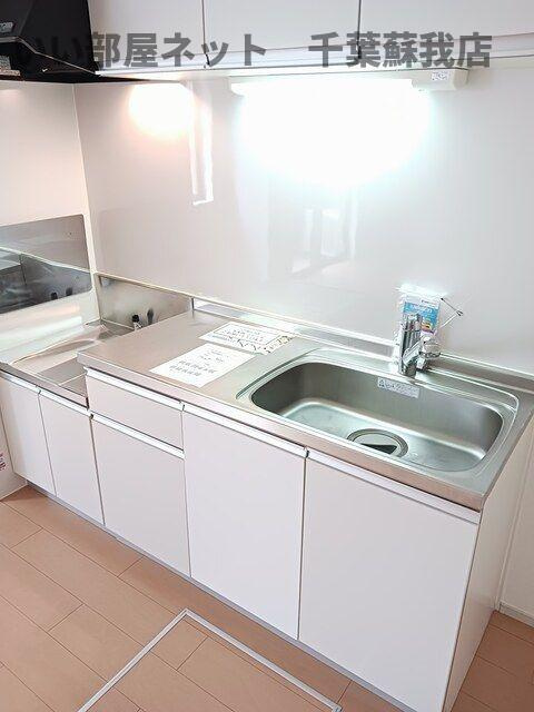 アンジュ　レーブ　Ⅱのキッチン|コンパクトなキッチンで掃除もラクラク