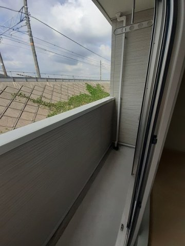 カメリア　菅田のバルコニー