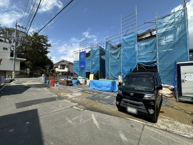 明石市魚住町中尾新築戸建２号棟の前面道路含む現地写真|2026年3月31日撮影