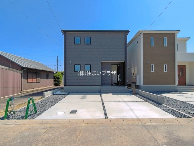 仲介手数料無料）一宮市萩原町第二　２号棟の前面道路含む現地写真|前面道路含む現地写真です