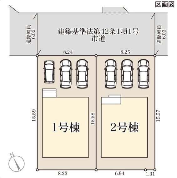 リーブルガーデン合志市須屋第十三の区画図