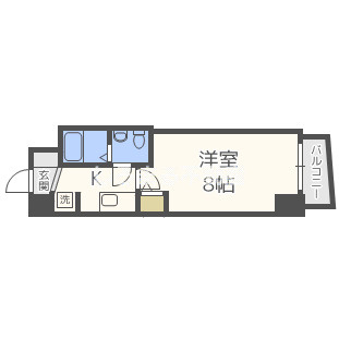 SERENiTE堺筋本町SUDの間取り