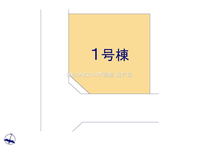 【区画図】 | 鳩山町松ヶ丘1丁目2期　ブルーミングガーデン　新築戸建　全1棟　1号棟