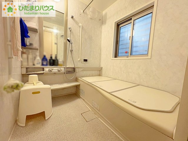 日立市折笠町　中古戸建の浴室|ゆったり浸かれる広々バスルーム♪お子様とも一緒に入れます(^^)/