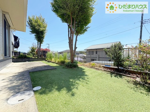 日立市折笠町　中古戸建の庭|お庭付物件になります！お庭遊びや、プールなどお子様も大喜び(^^)
