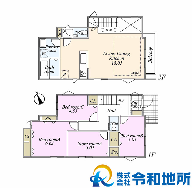 新築戸建　藤沢市羽鳥2丁目の間取り