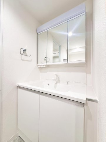 シャン・ド・ヴィラージュの独立洗面台