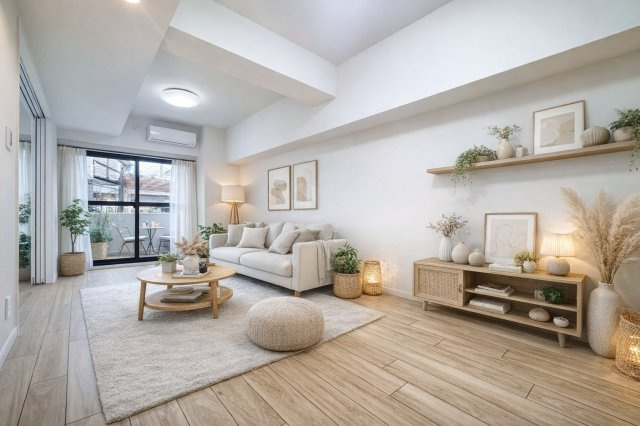 シャン・ド・ヴィラージュの居間・リビング|※インテリア画像はイメージです