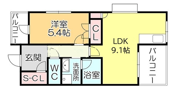 グランシャリオの間取り