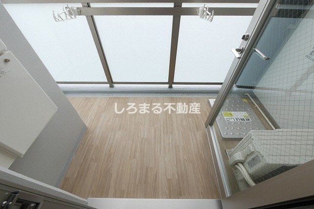 エスリードレジデンス大阪難波のバルコニー