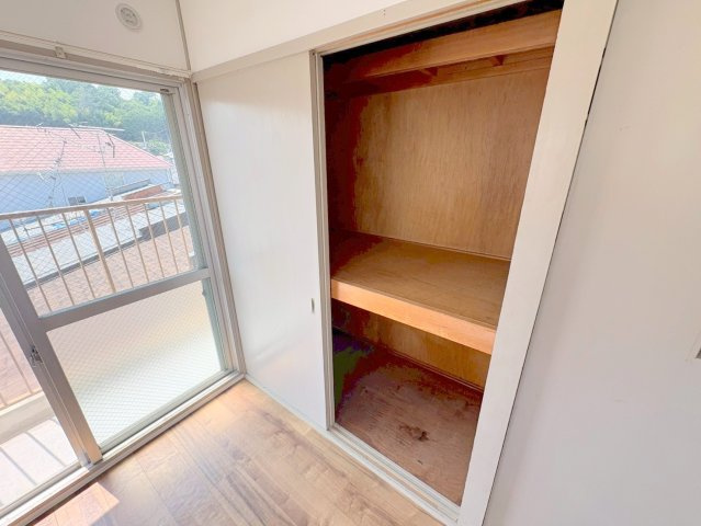 宝塚ハーモニーハイツの収納|専用の収納スペースです