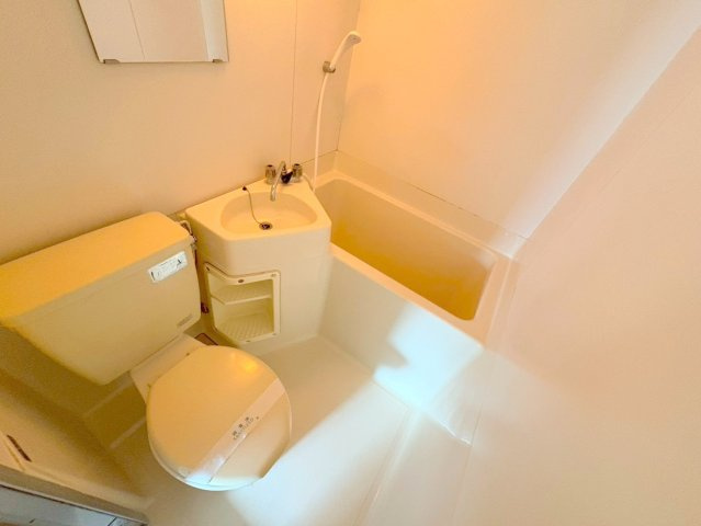 宝塚ハーモニーハイツの浴室|落ち着いた空間のお風呂です