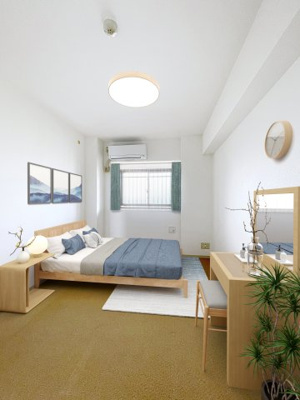 【洋室】 | ナイスアーバン二子多摩川 | ※バーチャル家具を配置したお部屋の写真です。